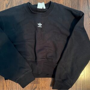 Adidas black sweatshirt xs